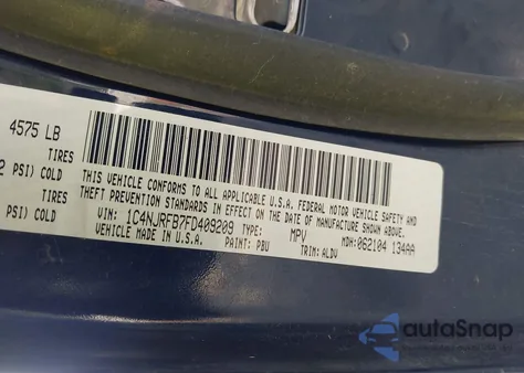 2015 Jeep Patriot High Altitude Edition z USA, uszkodzony, nr VIN 1C4NJRFB7FD409209